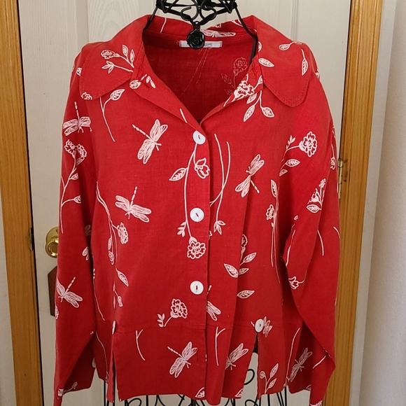 Aly Wear Tops - Dragonfly Blouse
